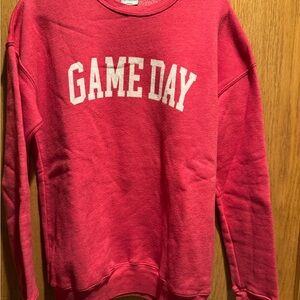 Women's Game Day Red Sweatshirt